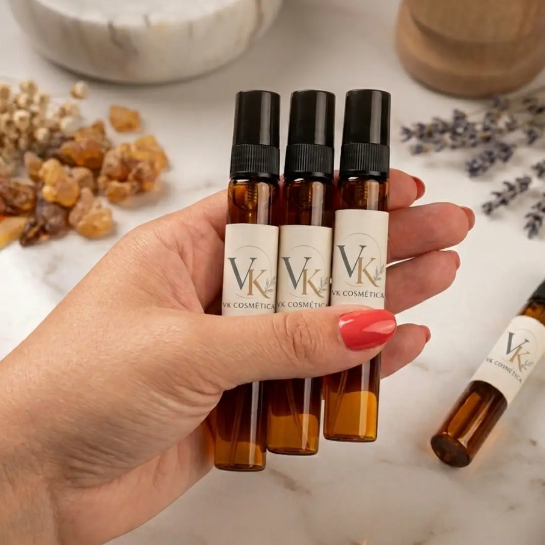 Perfumes de bolsa de 10ml da VK Inspirações