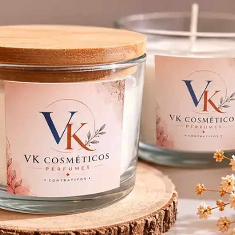 Vela aromática Lavanda da VK Inspirações